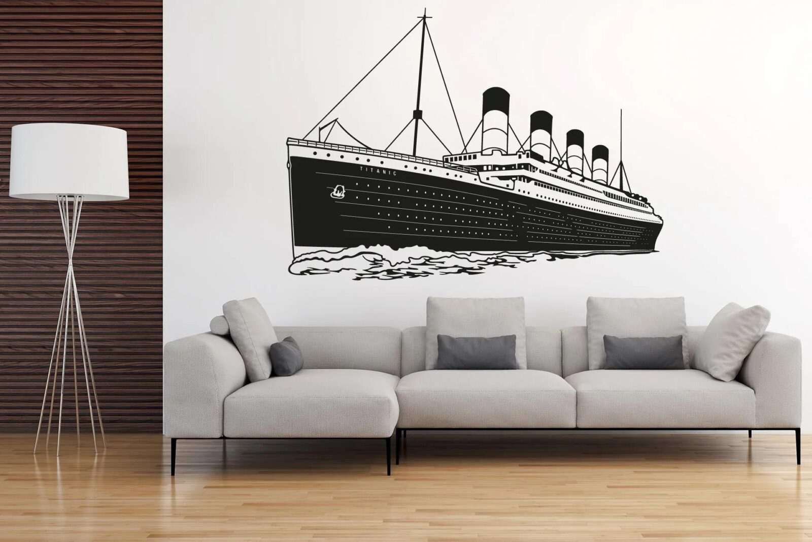 Lepy.cz Samolepka na zeď Titanic Velikost (šířka x výška): l20x86cm