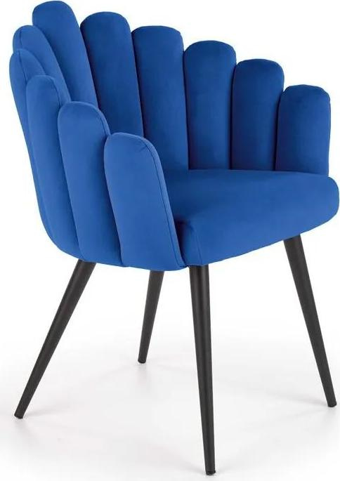 Halmar Jídelní židle K410 - modrá