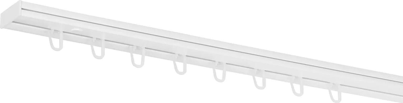 Dekodum Stropní kolejnice z PVC jednořadá bílá Délka: 200 cm