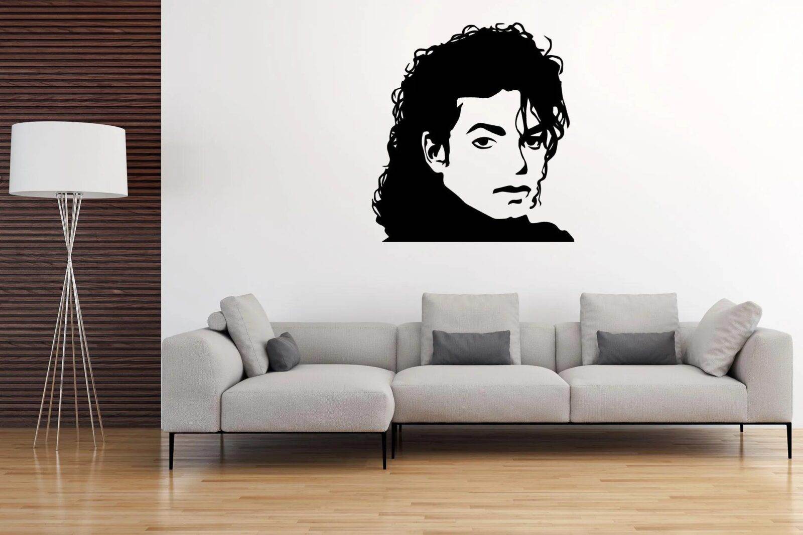 Lepy.cz Samolepka na zeď Michael Jackson Velikost (šířka x výška): 40x43cm