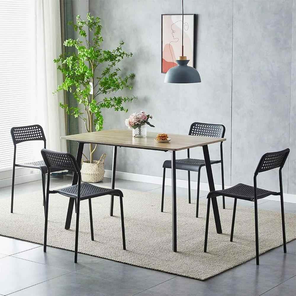 Jídelní set 4x židle + stůl Catini HALMSTAD